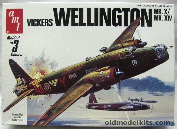 AMT 1/72 Wellington Mk.X / Mk.XIV Coastal Command / Canadian or British, 7131 plastic model kit